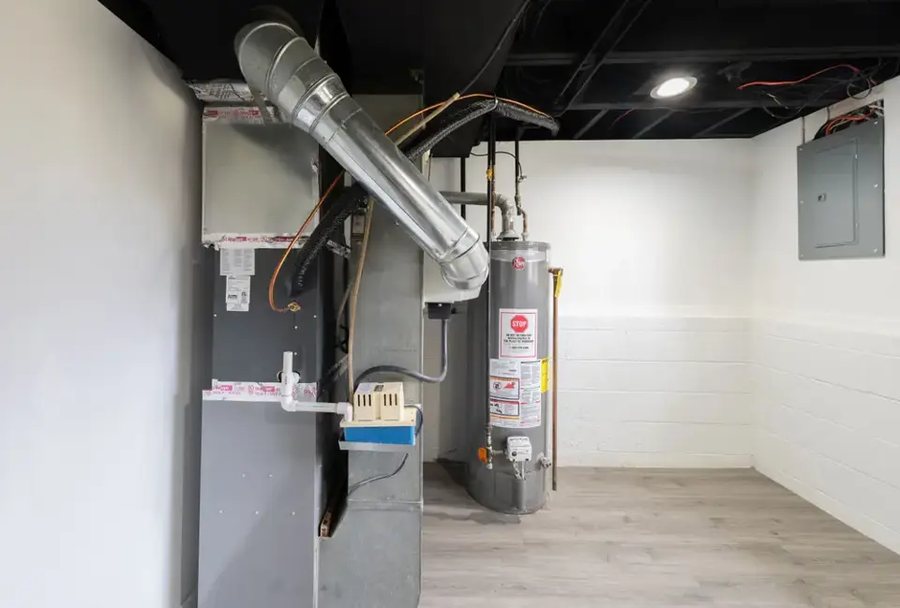 Residential furnace installation